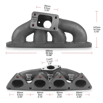 Cast Iron Turbo Manifold B Series