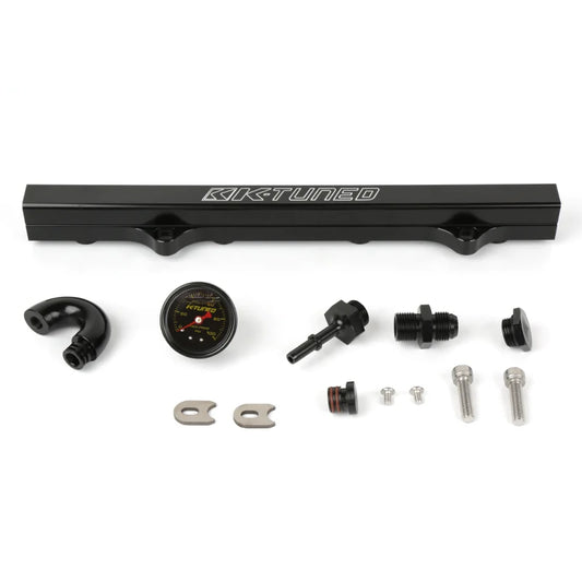 K20 K24 fuel rail with oil pressure gauge