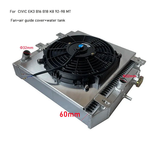 Aluminum Radiator 60mm D15 D16 B16 B18